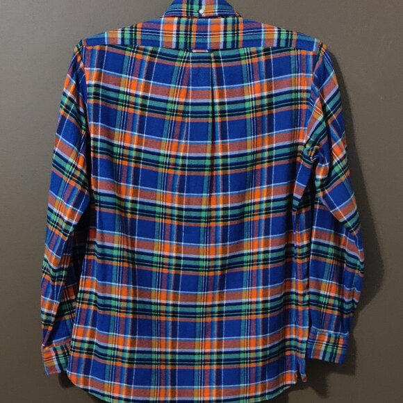 Ralph Lauren Cotton Plaid Flannel Button Down Shirt Men's MEDIUM - Picture 4 of 6